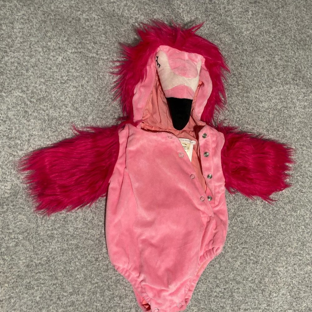 Pottery Barn Kids Flamingo Baby Costume, Size 0-6 months